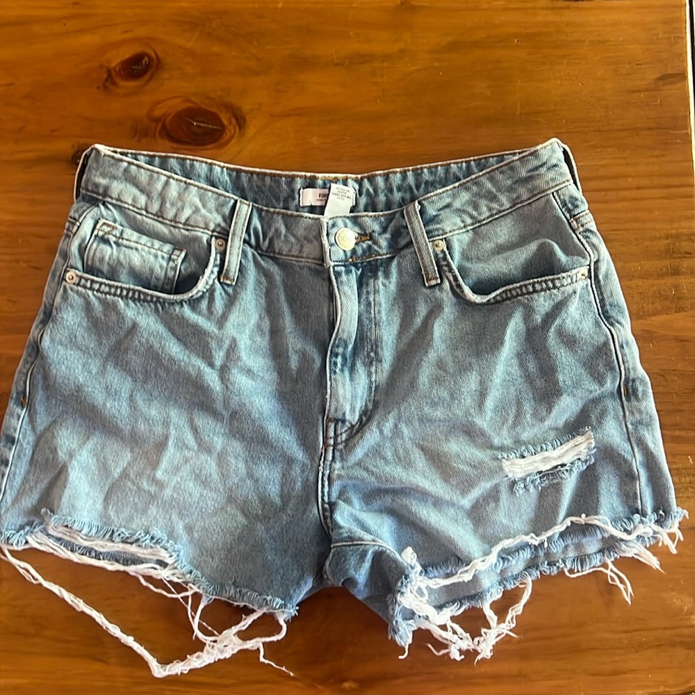 Forever 21 Blue Jean Shorts